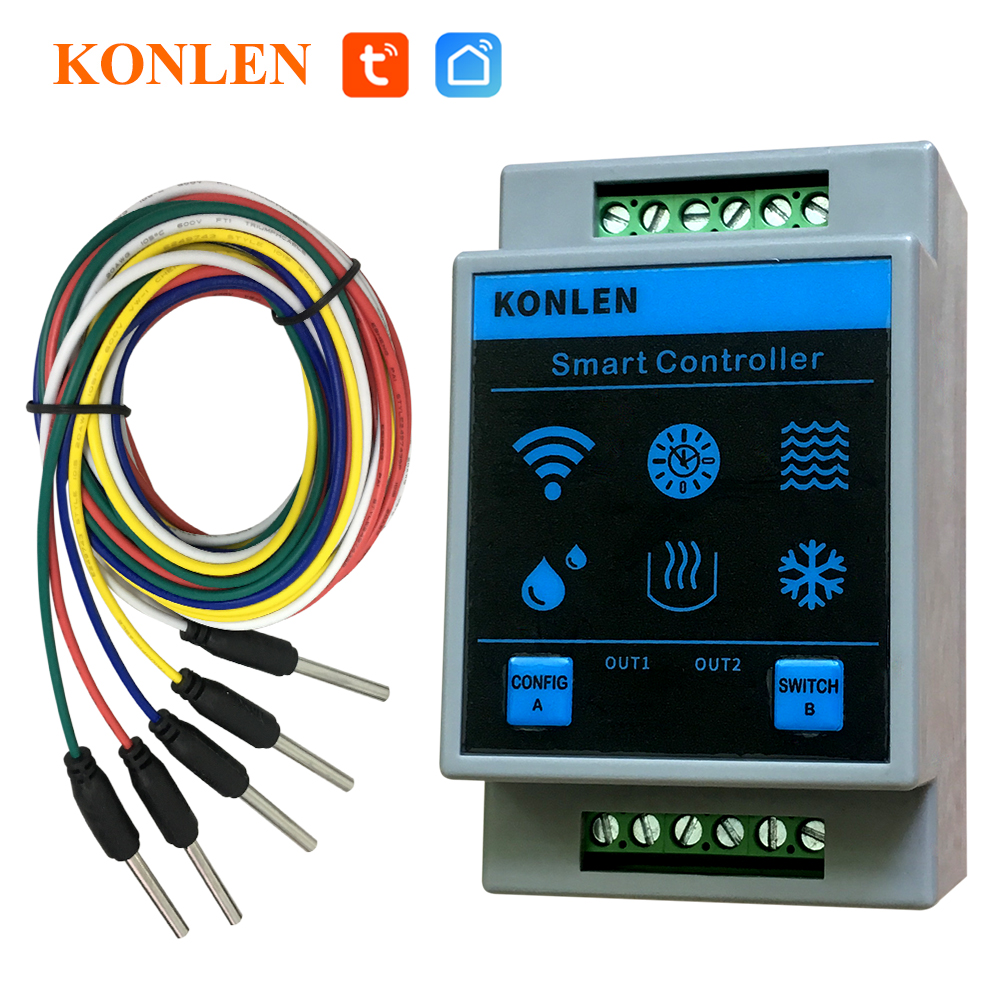 Wifi Water Leak Detector - KONLEN Tuya Water Level Sensor WIFI