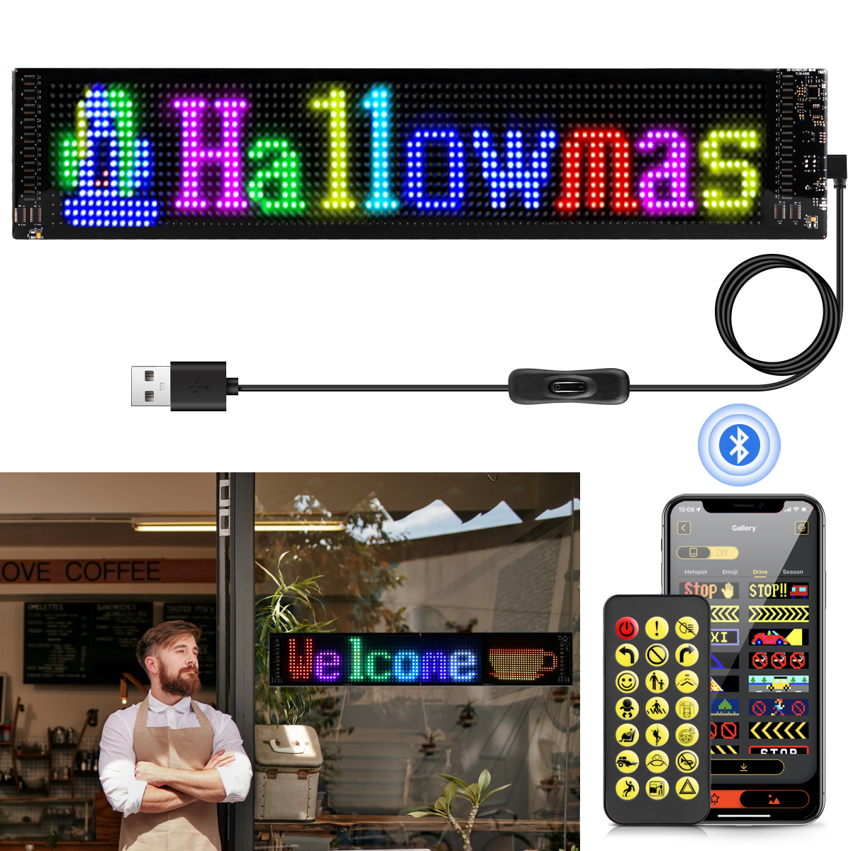 Smart Bulb - 5V USB Flexible LED Panel Lights