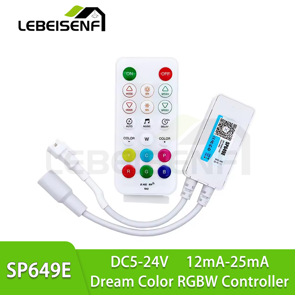 Smart Home Llm - SP649E RGBW Color-Changing Controller Bluetooth APP