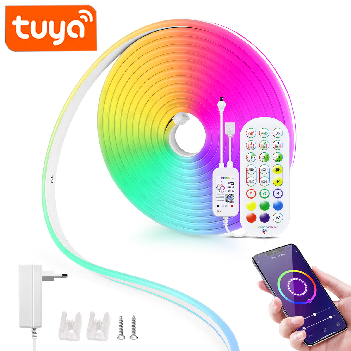 Smart Home Llm - 12/24V EU plug WiFi RGB Neon