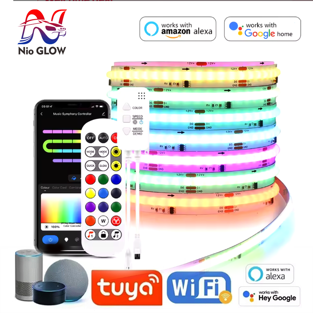 Smart Home Llm - Tuya WiFi WS2811 RGBIC COB LED