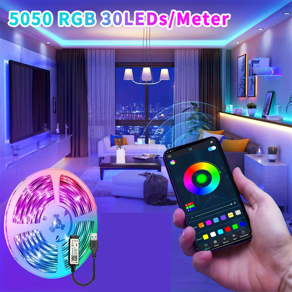 Smart Home Llm - 5V 5050 LED Strip Lights Room
