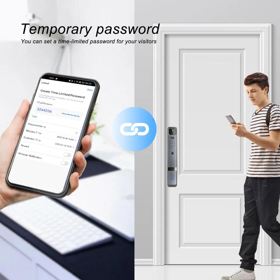 Facial Recognition Fingerprint – Wifi Doorbell Camera recenzja i cena