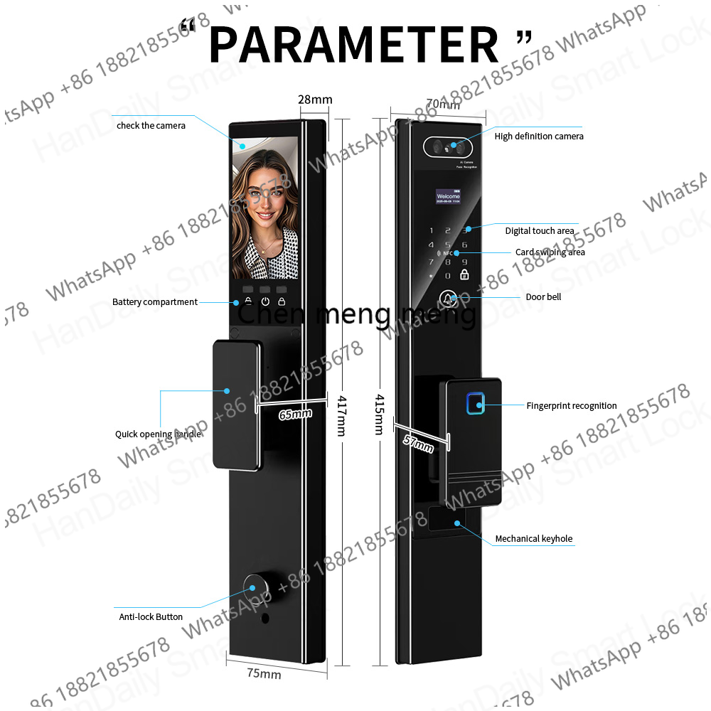 Handaily Fingerprint Video Int – Smart Home Video Doorbell Installation recenzja i cena