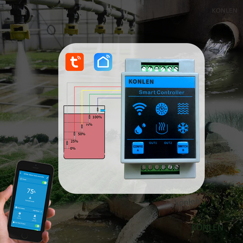 KONLEN Tuya Water Level Sensor – Wifi Water Leak Detector recenzja i cena