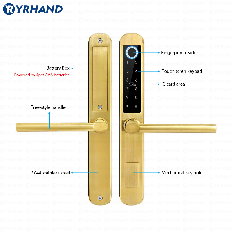 IP66 Gold Stainless steel Slid – Smart Home Keyestudio recenzja i cena