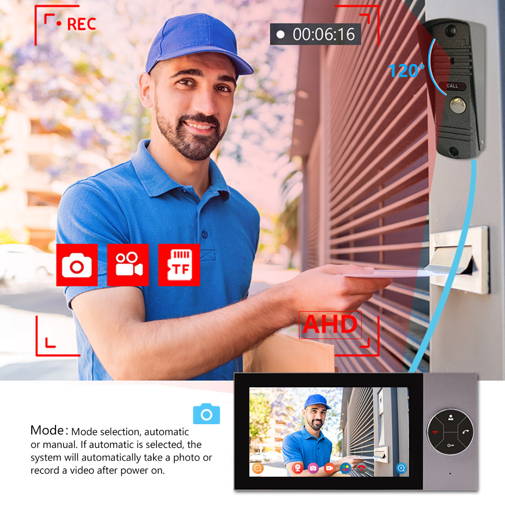 7Inch IPS Screen 2MP 1080P Tuy – Wifi Doorbell Camera recenzja i cena