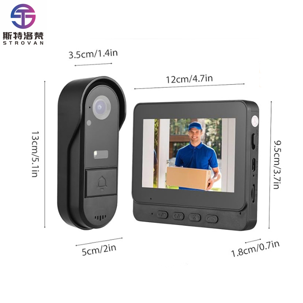 4.3-Inch Smart Doorbell  Syste – Smart Home Video Doorbell Installation recenzja i cena