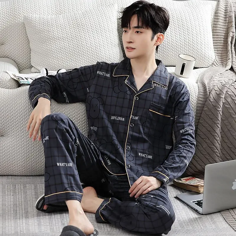 Fall 100% Cotton Pajamas Men's – Smart Home Plus recenzja i cena