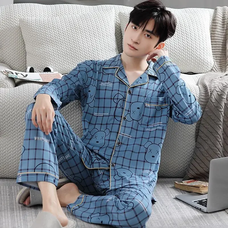Fall 100% Cotton Pajamas Men's – Smart Home Plus recenzja i cena