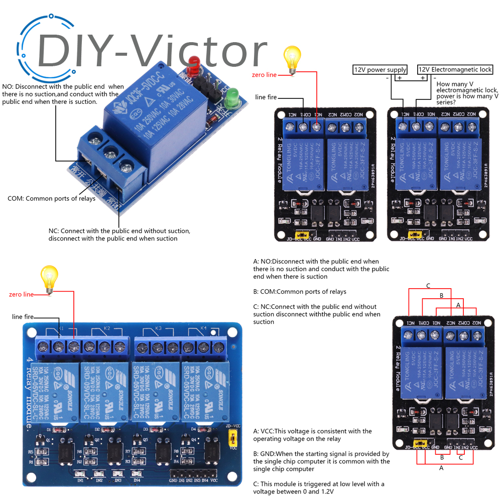 1 2 4 6 8 Channel DC 5V 12V Re – Smart Home Kit For Arduino recenzja i cena