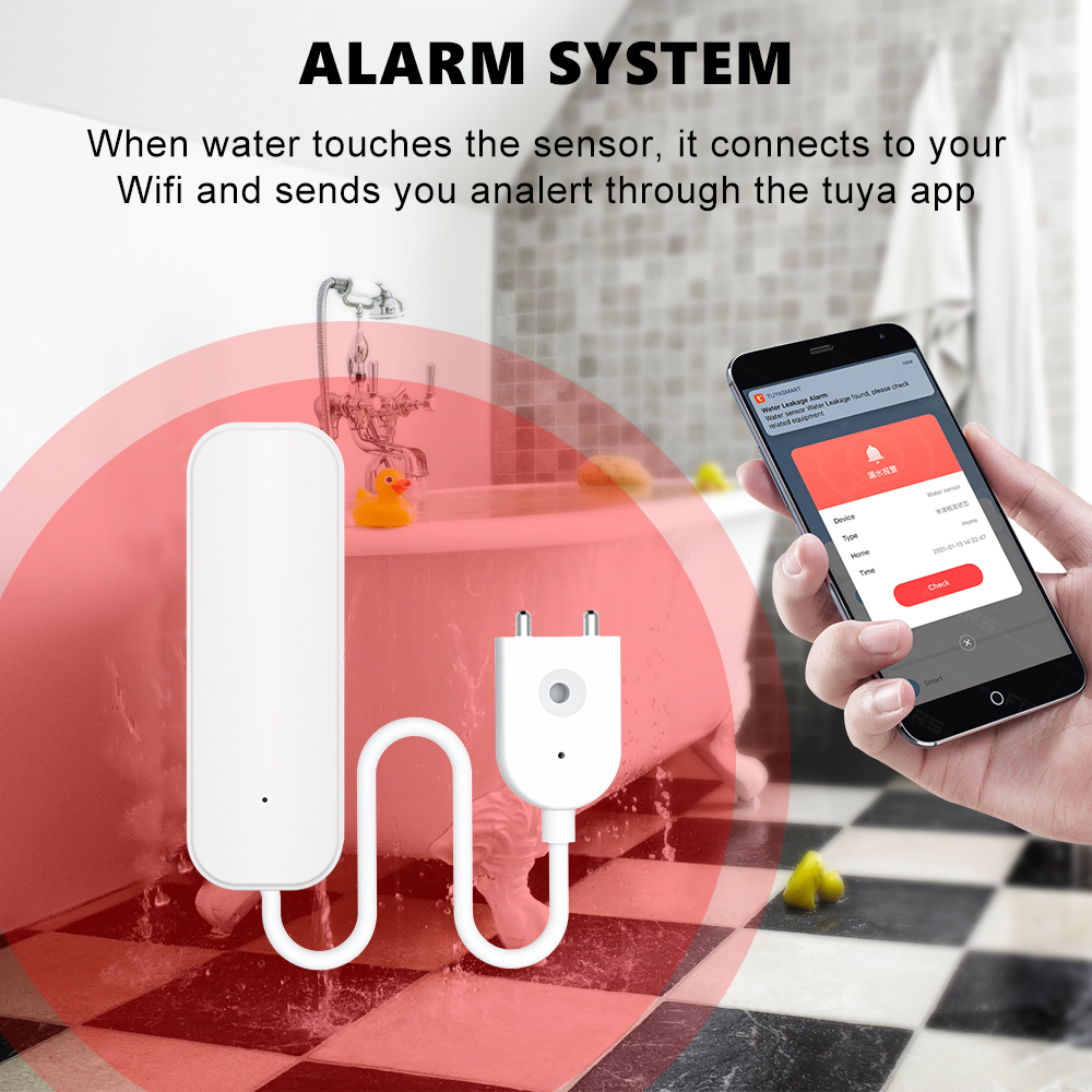 WiFi/Zigbee Water Level Sensor – Wifi Water Leak Detector recenzja i cena
