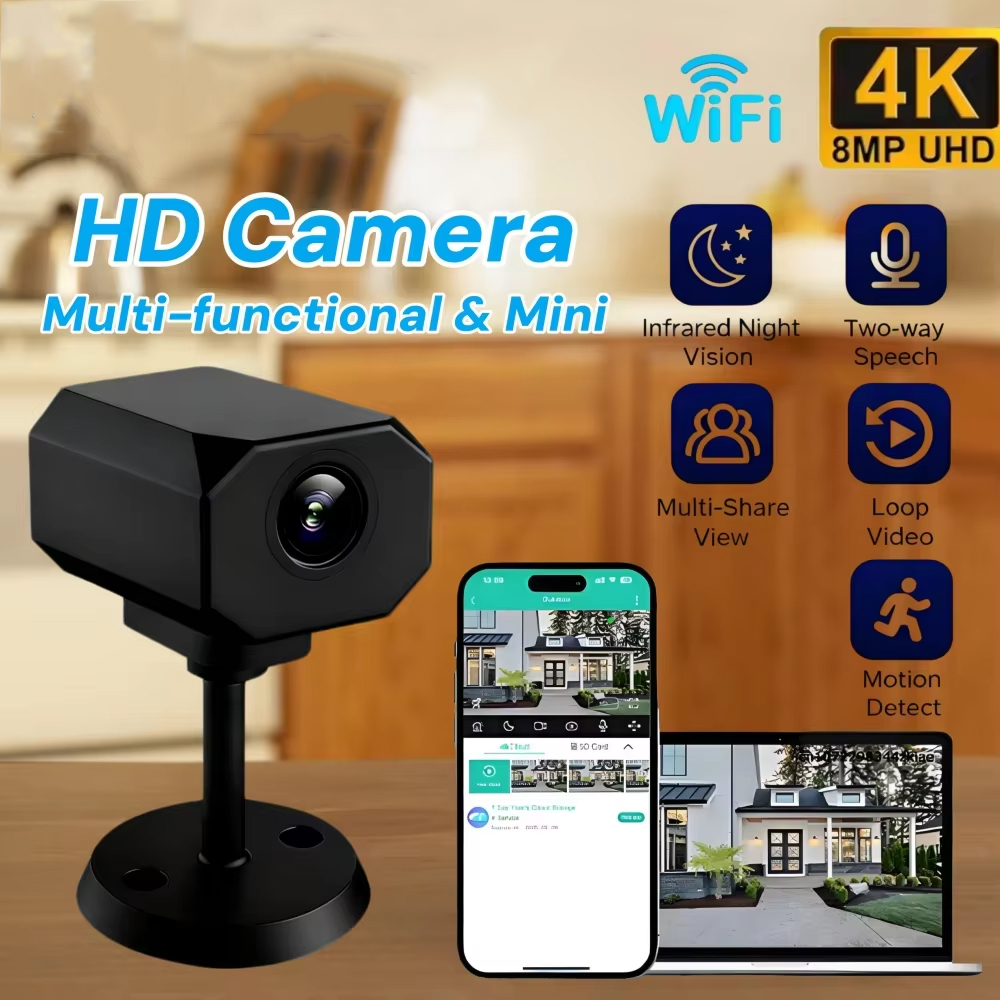 4K HD WiFi Security Camera for – Smart Home Monitoring recenzja i cena