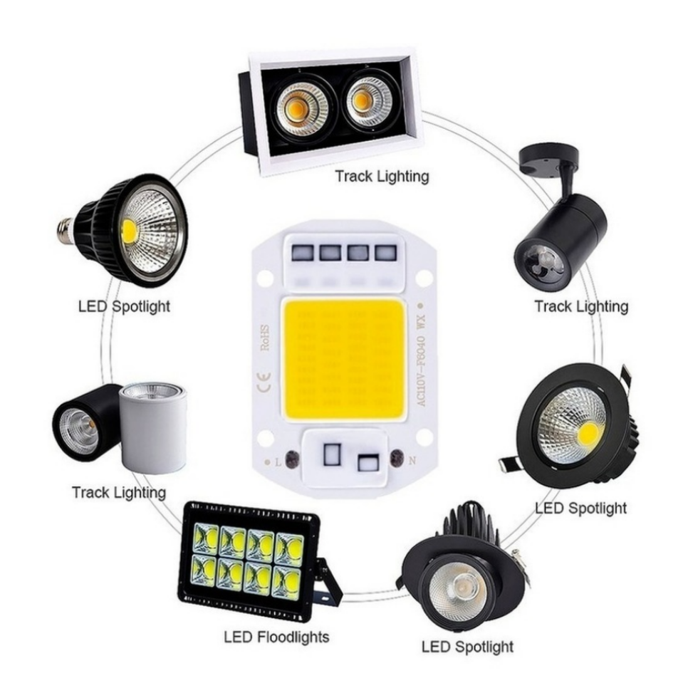 LED COB lamp Bead 20W 30W 50W  – Smart Bulb recenzja i cena
