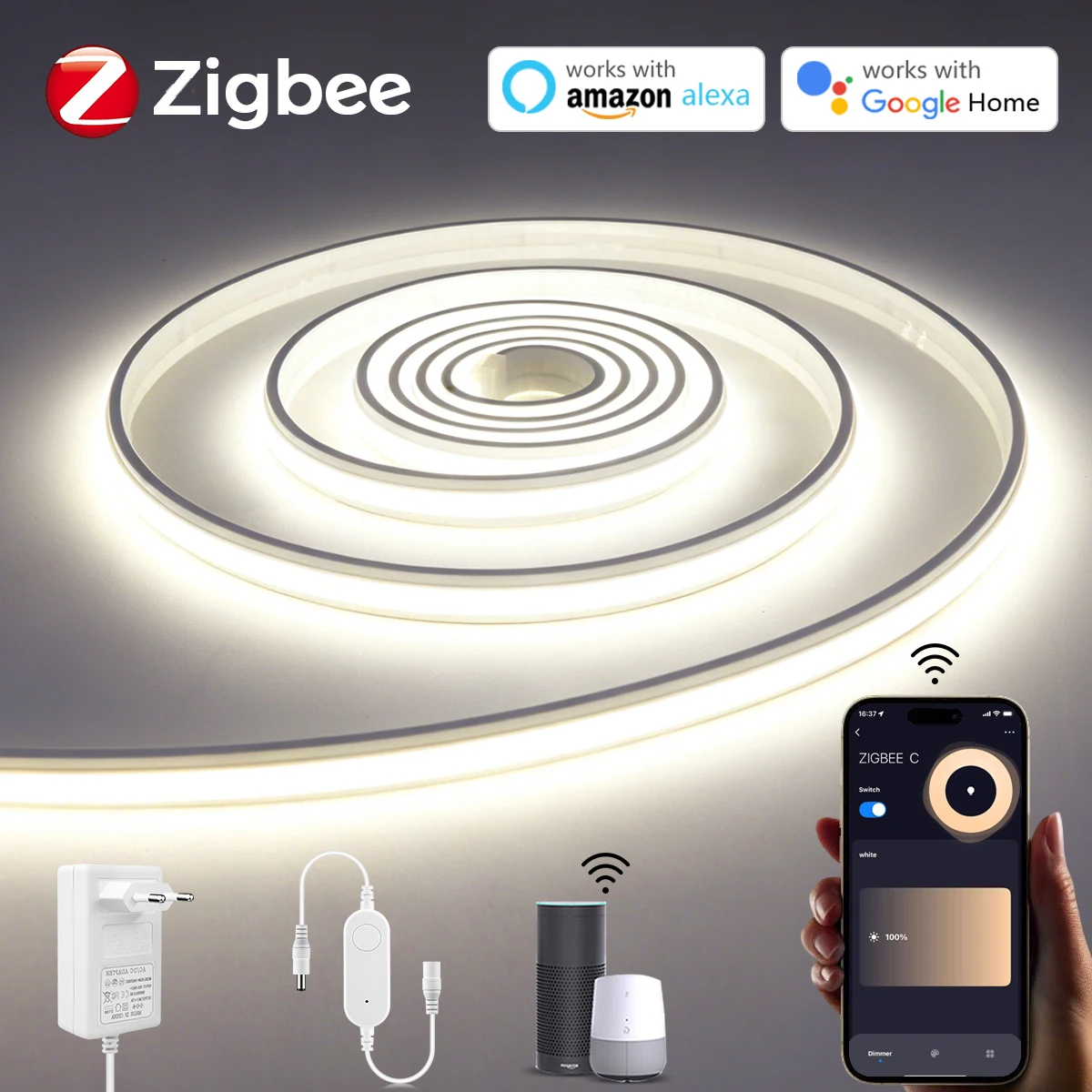 Zigbee Smart Neon Light Strip  – Smart Home Llm recenzja i cena