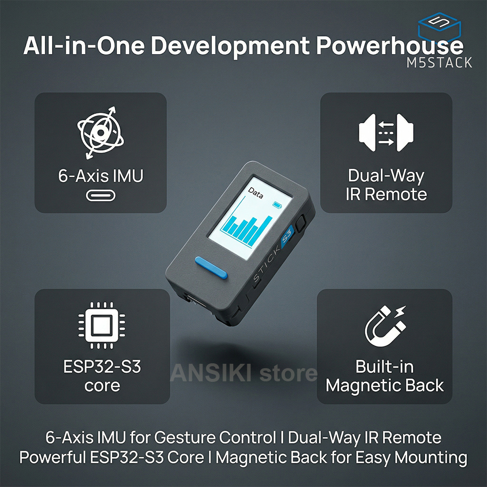 M5Stack M5StickS3 ESP32-S3 IoT – Smart Home Monitoring recenzja i cena