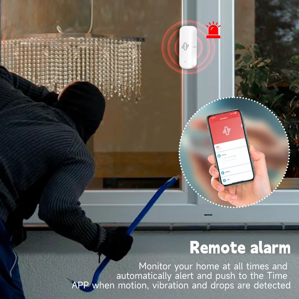 Smart ZigBee Vibration Sensor  – Smart Home Monitoring recenzja i cena