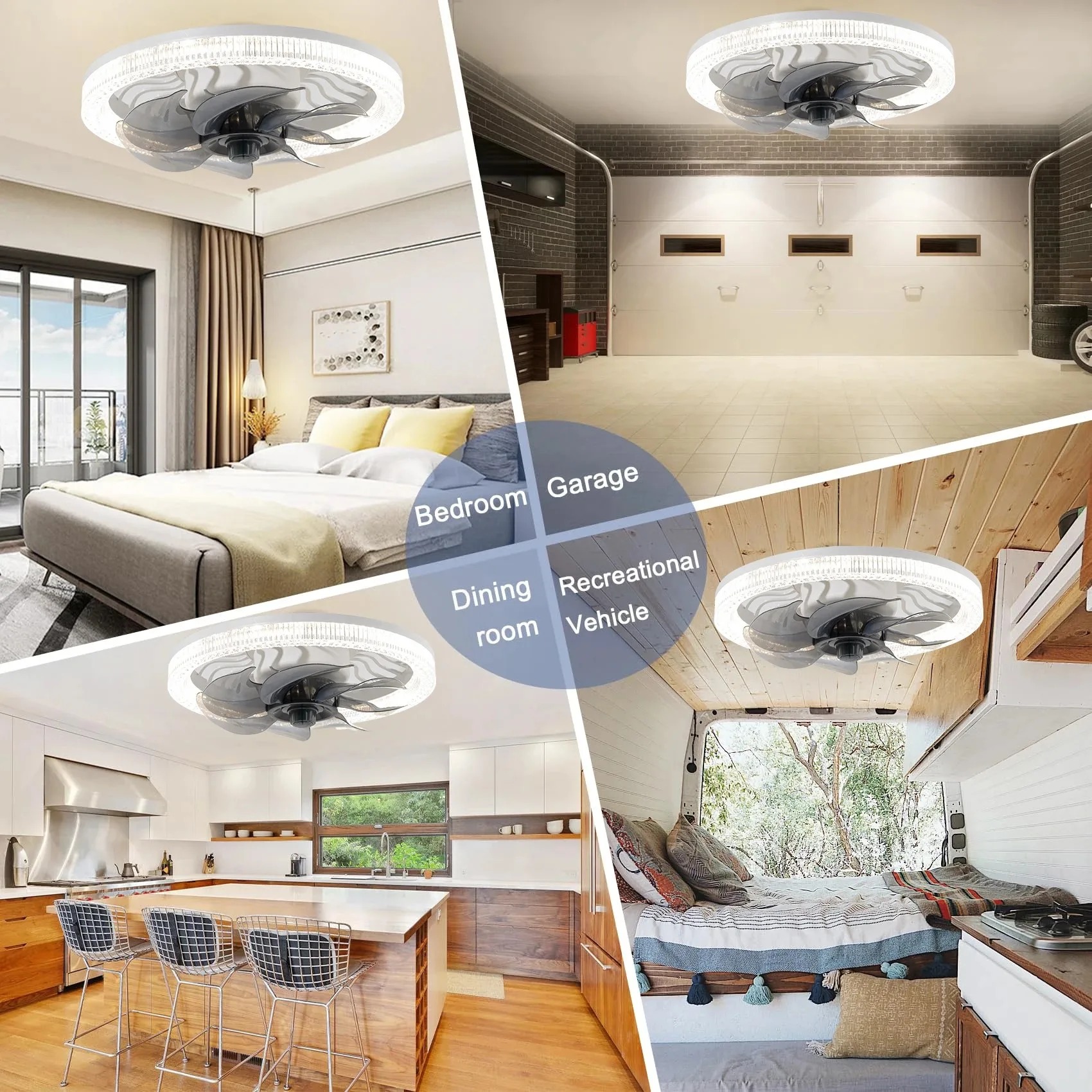 Smart LED Ceiling Fan Light wi – Smart Bulb recenzja i cena