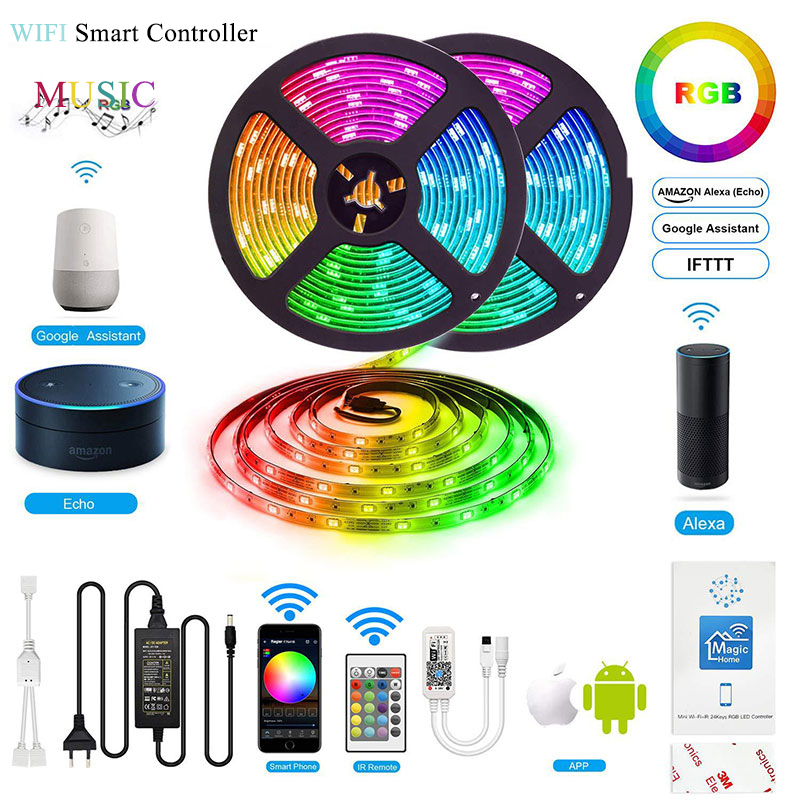 5M 10M 5050 RGB RGBW Wifi LED  – Smart Home Llm recenzja i cena
