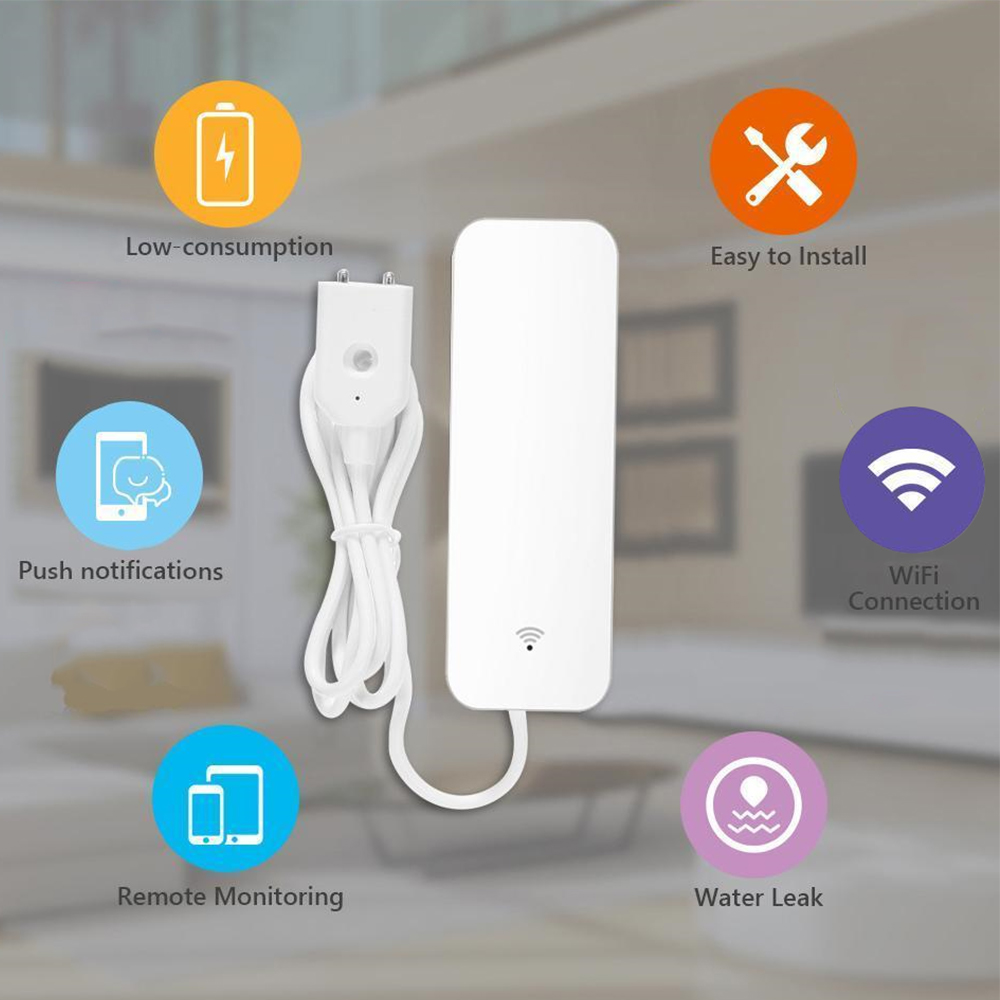 Tuya WiFi Water Leak Sensor, W – Wifi Water Leak Detector recenzja i cena