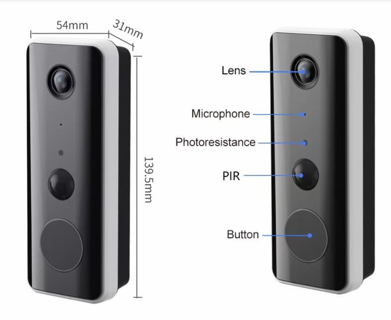 2MP1080P Tuya APP Low Comsunpt – Wifi Doorbell Camera recenzja i cena