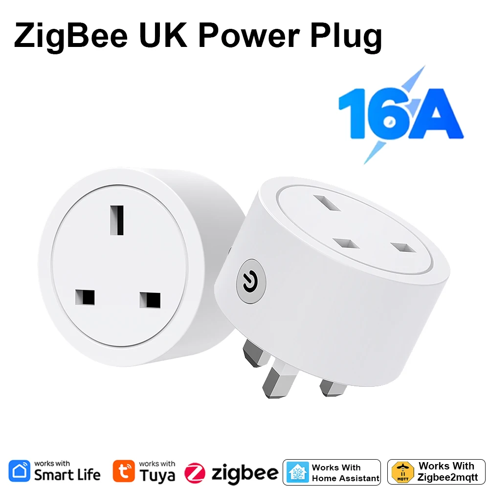 Zigbee Smart Plug 16A UK Socke – Smart Home Monitoring recenzja i cena