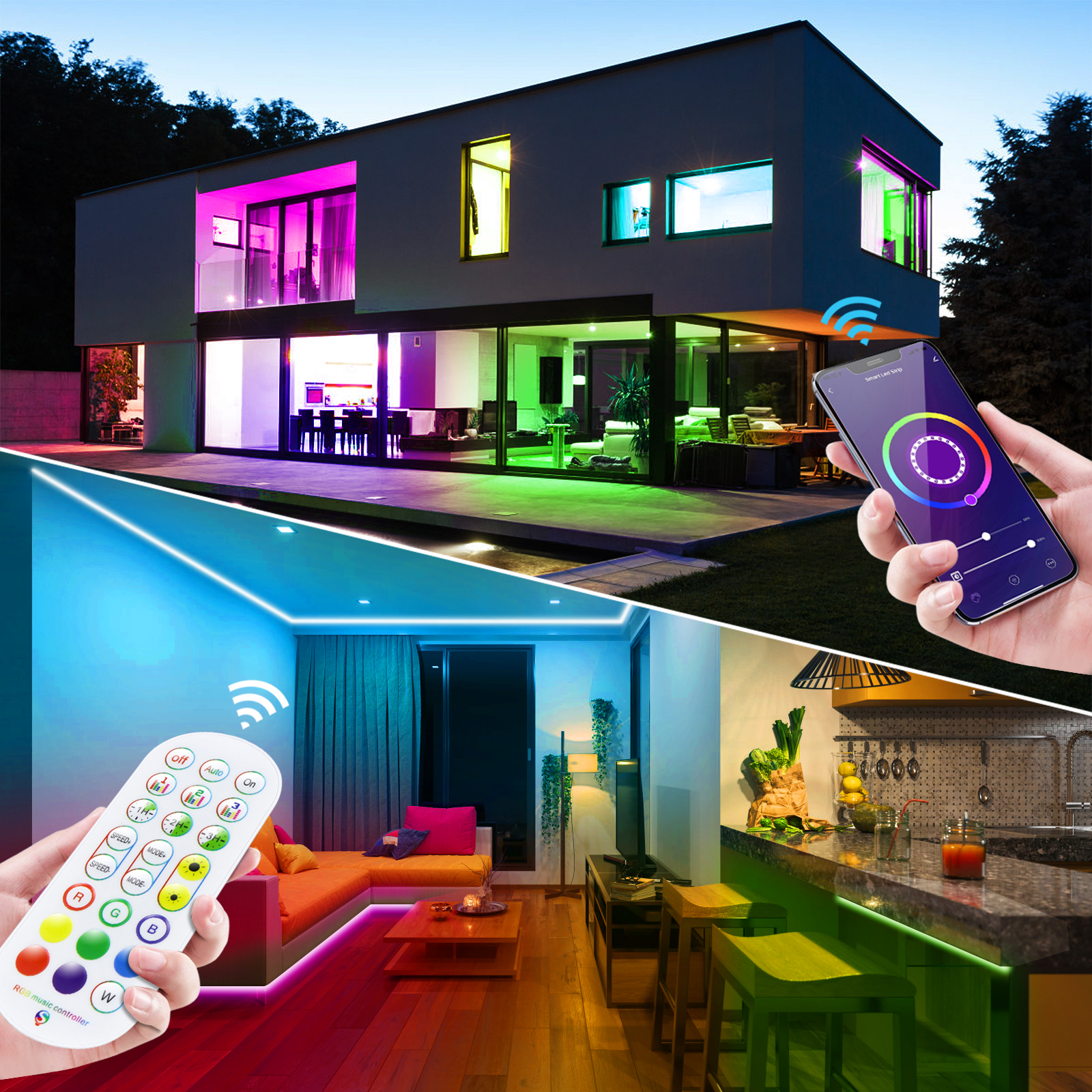 12/24V EU plug WiFi RGB Neon L – Smart Home Llm recenzja i cena