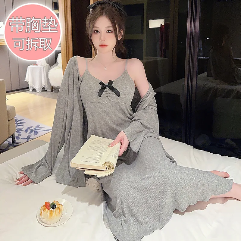 100KG Plus Size Modal Robe Str – Smart Home Plus recenzja i cena