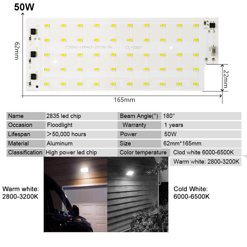 2pcs/lot 50W LED Lamp beads SM – Smart Bulb recenzja i cena