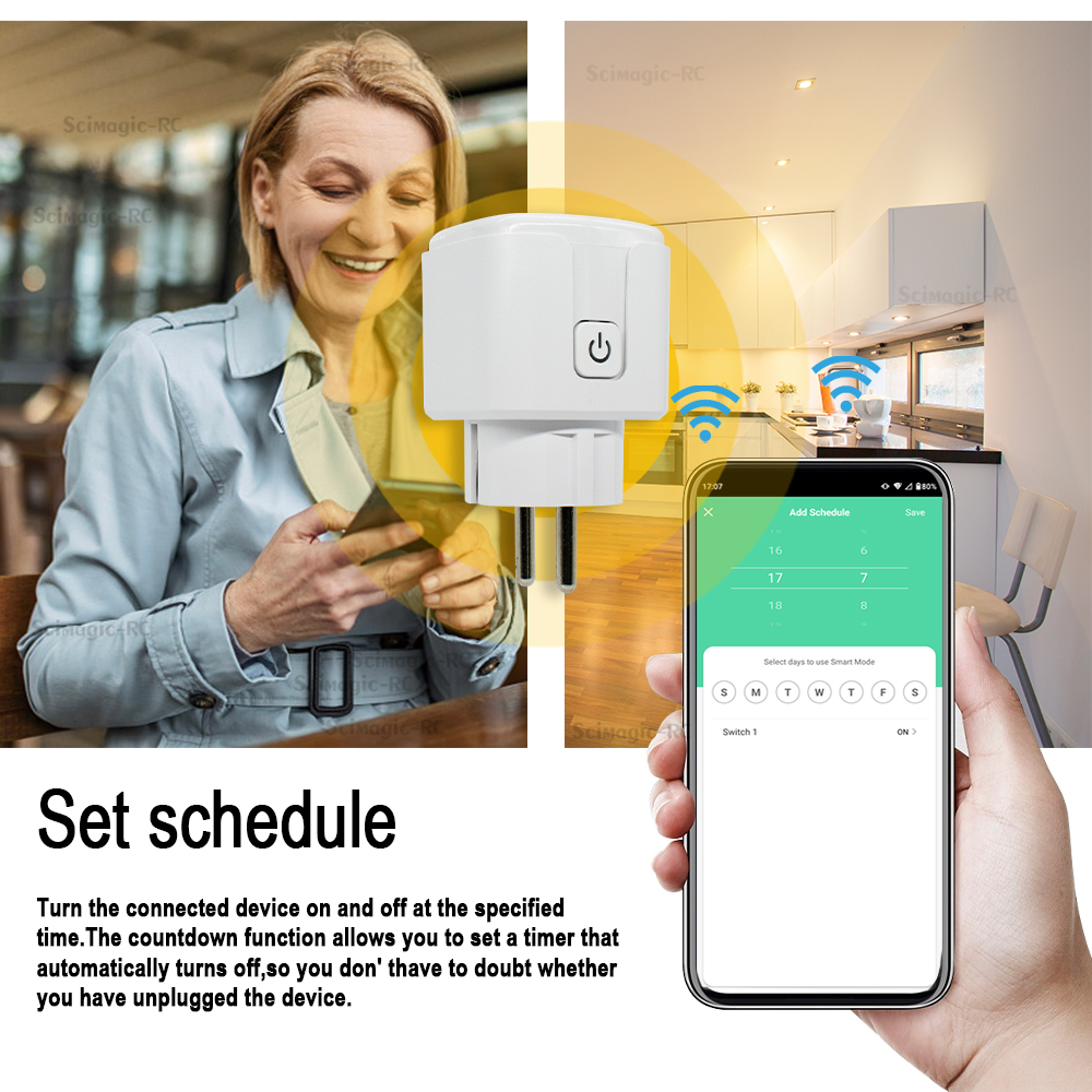 Tuya Smart Plug WiFi Socket 16 – Smart Home Monitoring recenzja i cena