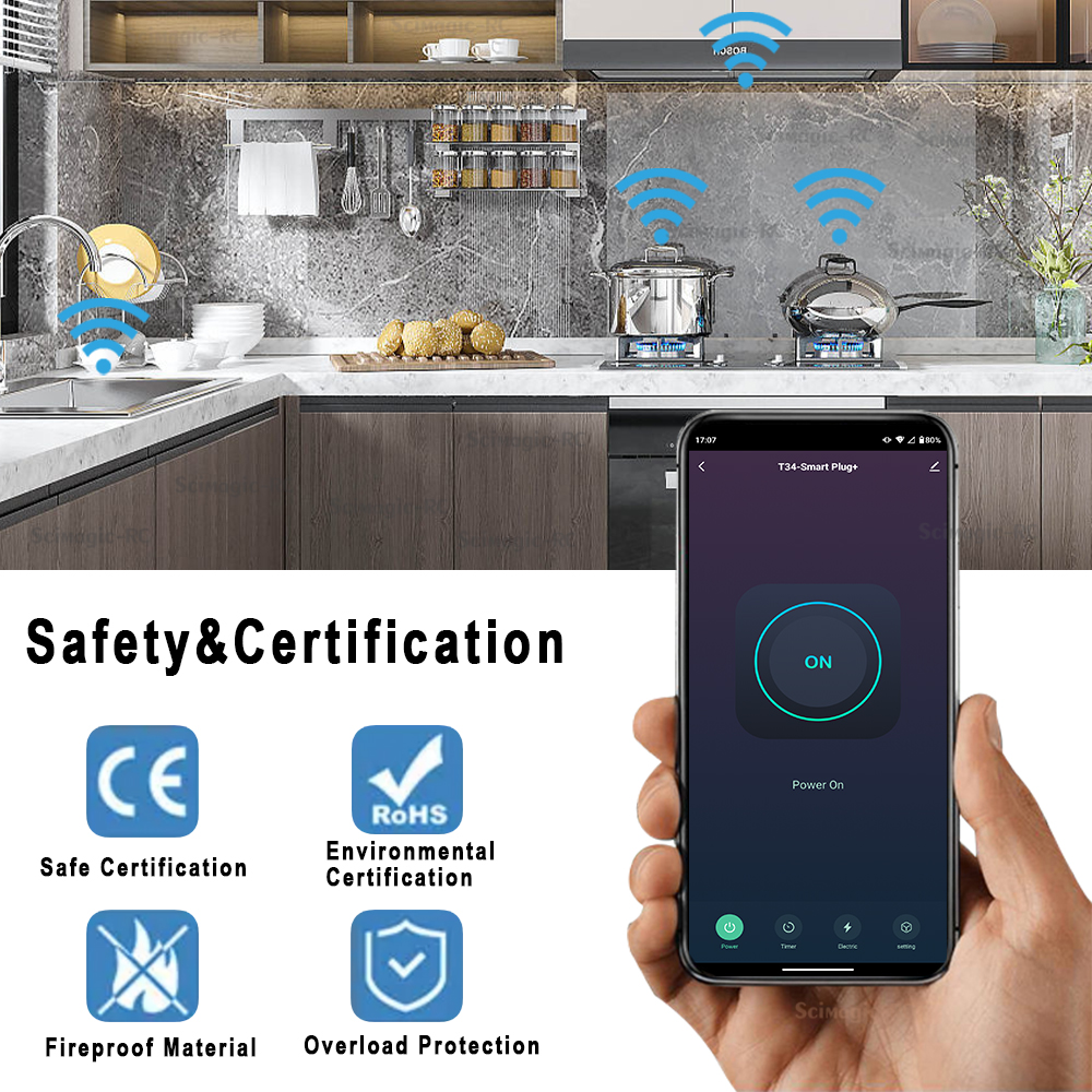 Tuya Smart Plug WiFi Socket 16 – Smart Home Monitoring recenzja i cena