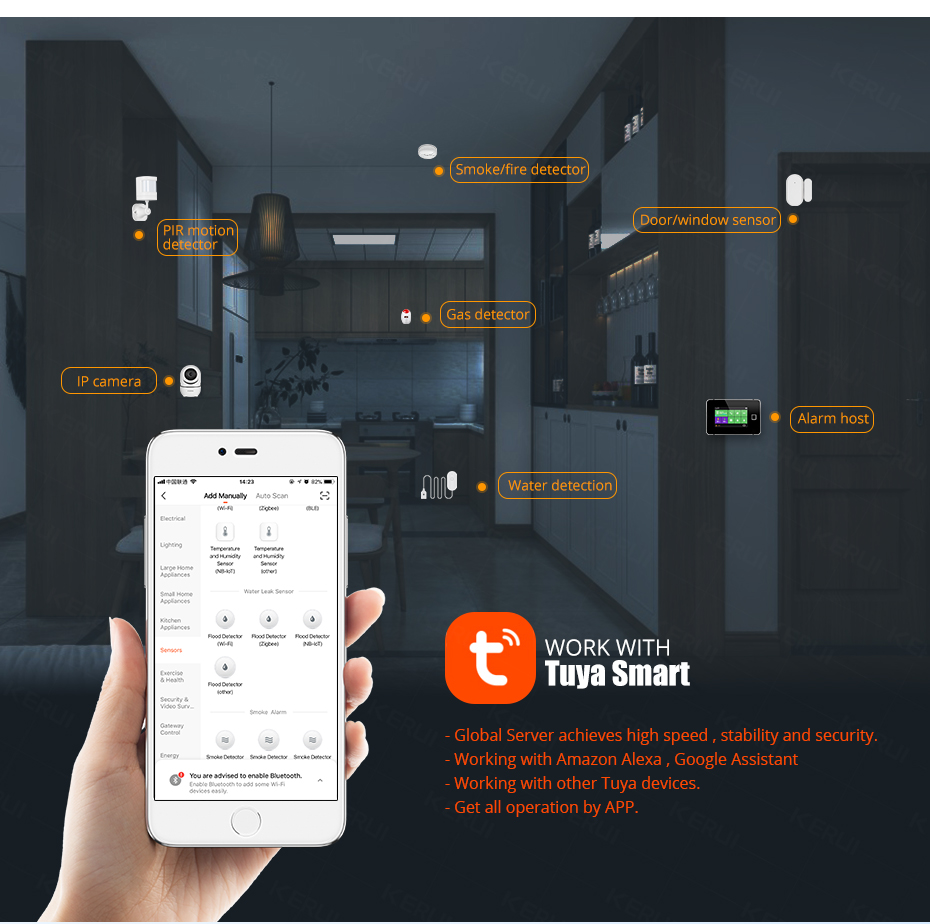 KERUI Smart  WiFi Water Sensor – Wifi Water Leak Detector recenzja i cena