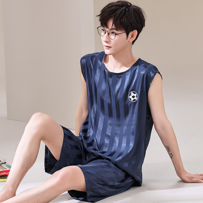 Summer Men Pyjamas Ice Silk Pa – Smart Home Plus recenzja i cena