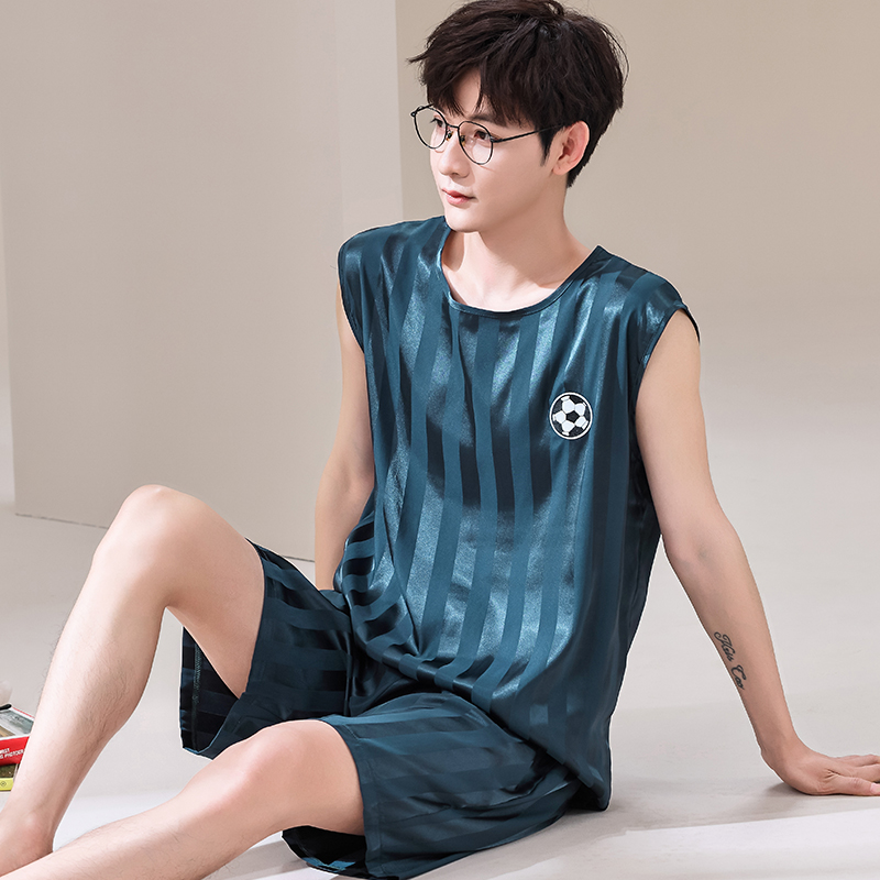 Summer Men Pyjamas Ice Silk Pa – Smart Home Plus recenzja i cena