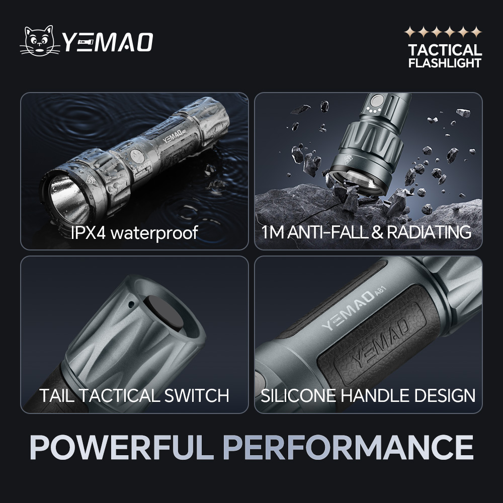YEMAO-A81 6210LM Flashlight, U – Smart Bulb recenzja i cena
