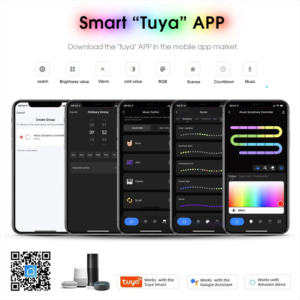 Tuya WiFi WS2811 RGBIC COB LED – Smart Home Llm recenzja i cena