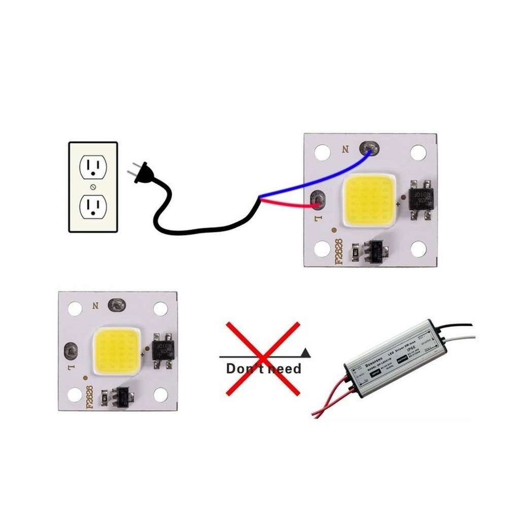 10W COB module 220V LED Chip D – Smart Bulb recenzja i cena