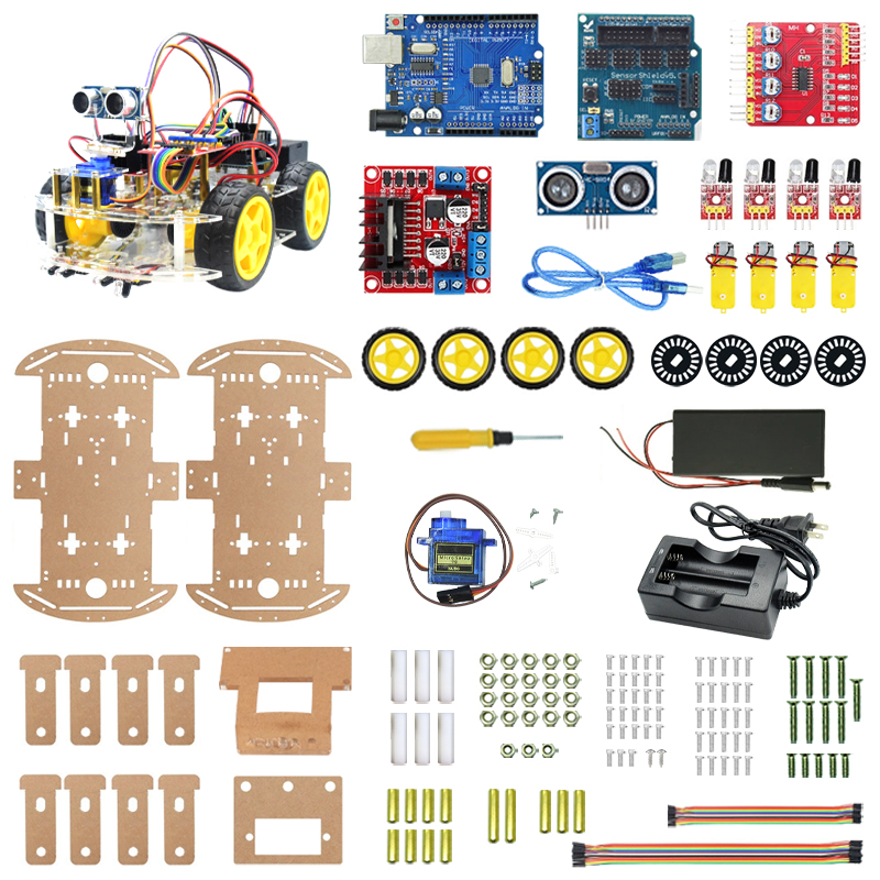 4WD Smart Robot Car Chassis Ki – Smart Home Kit For Arduino recenzja i cena