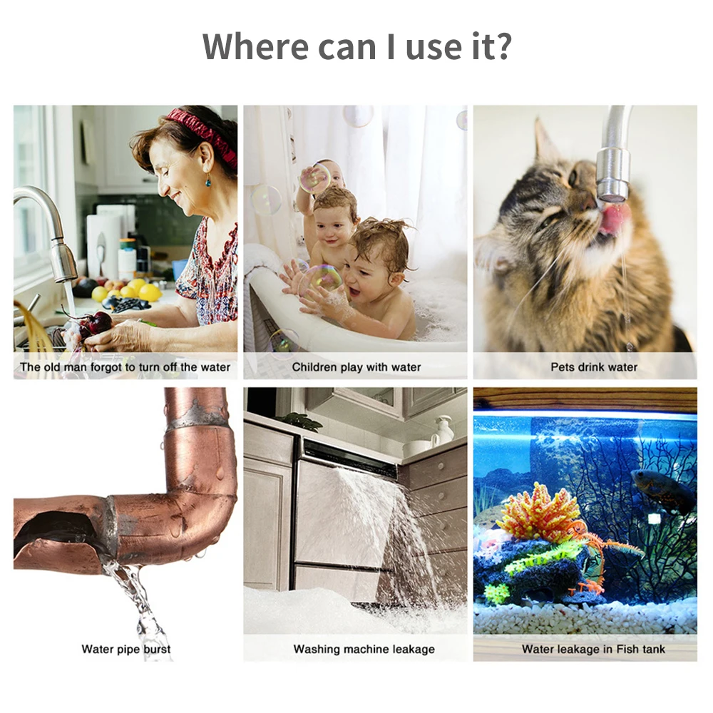 Tuya WiFi Zigbee Water Sensor  – Wifi Water Leak Detector recenzja i cena