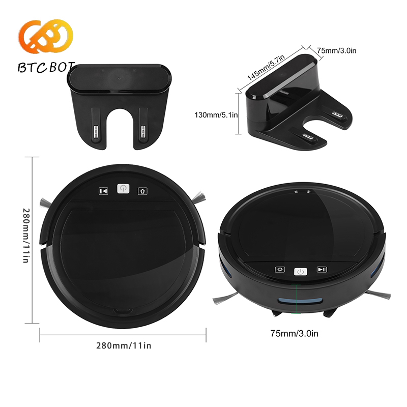 Robot Vacuum Cleaner 2500PA Sm – Smart Home Floor Plan recenzja i cena