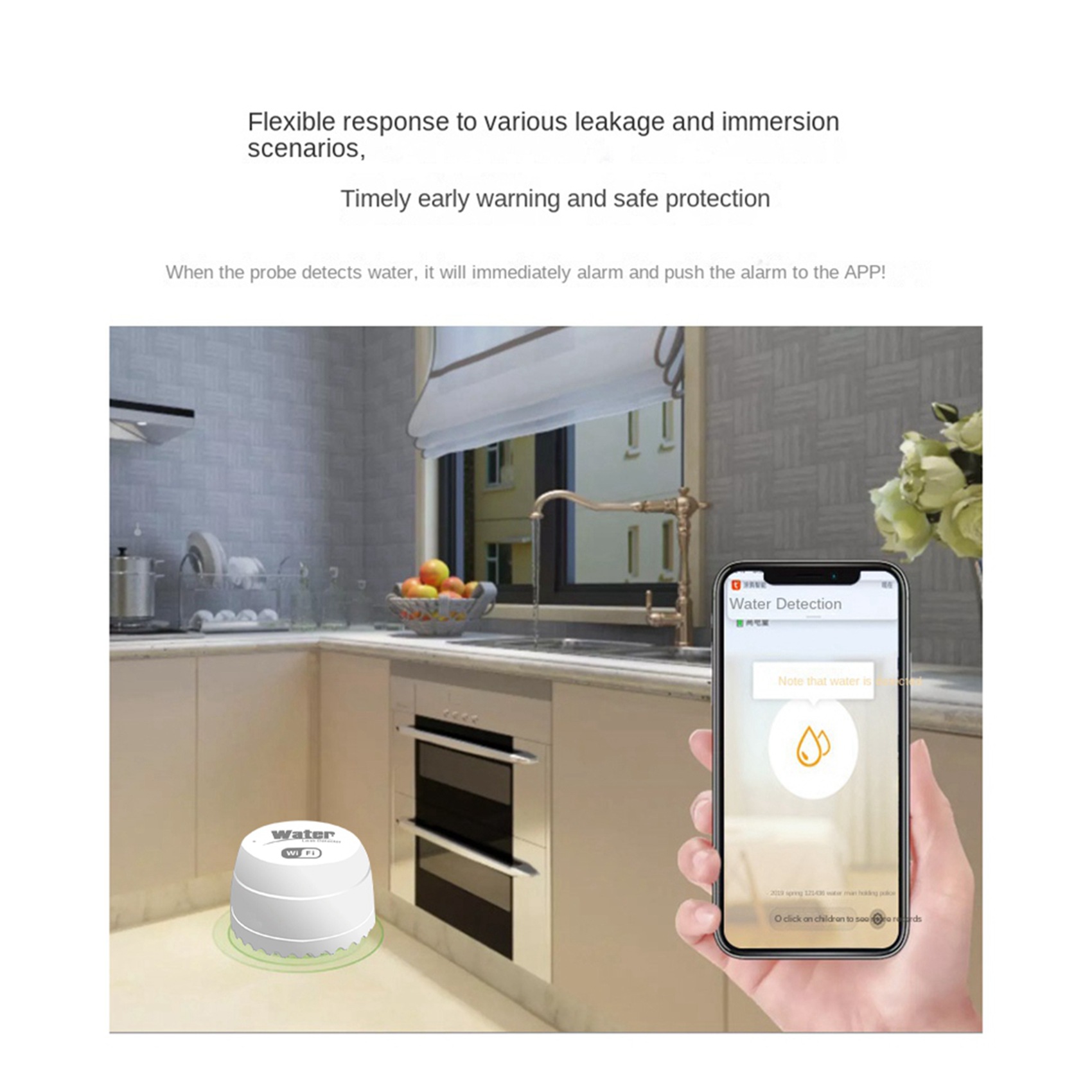 ABKW-3X Wifi Crow Smart Water  – Wifi Water Leak Detector recenzja i cena