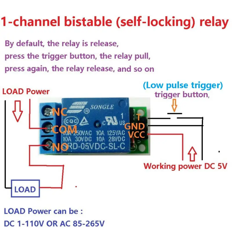 Flip-Flop Latch Relay Module B – Smart Home Kit For Arduino recenzja i cena