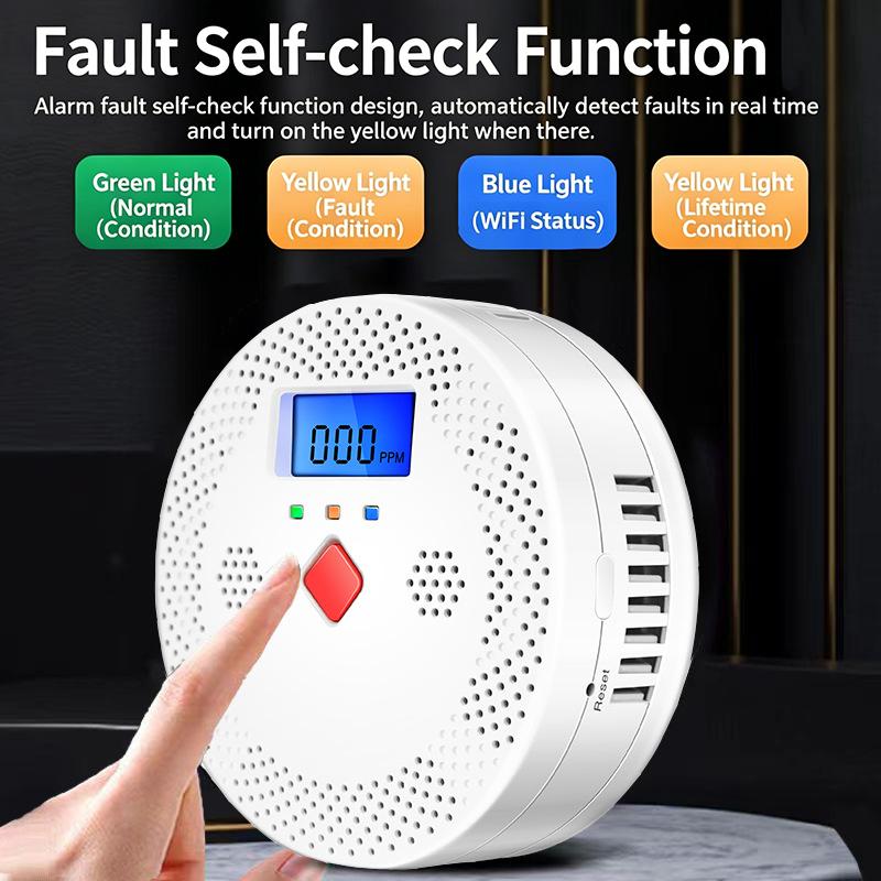 WiFi Smart Carbon Monoxide Det – Smart Home Monitoring recenzja i cena