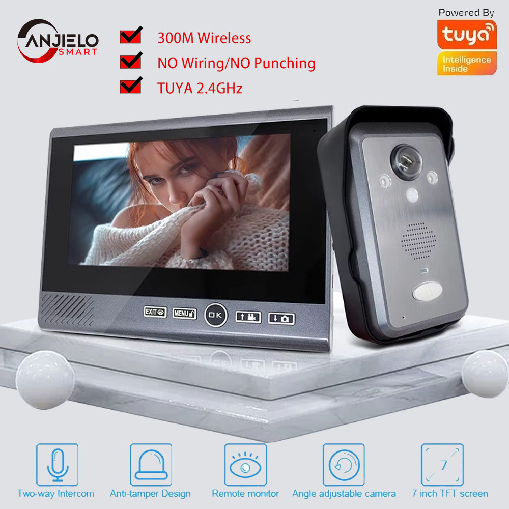 ANJIELO Tuya Smart 1080P Video – Smart Home Video Doorbell Installation recenzja i cena