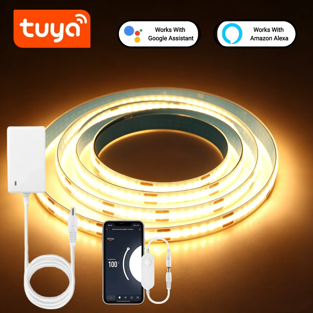 Tuya Smart COB LED Strip Light – Smart Home Llm recenzja i cena