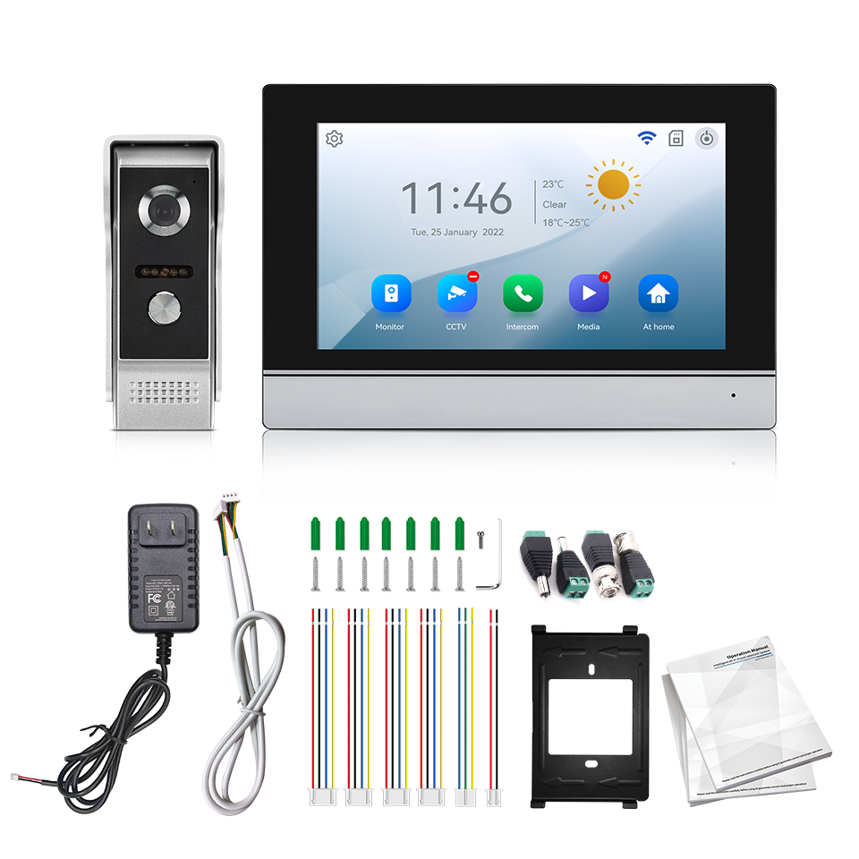7Inch IPS Screen 2MP  Tuya Rem – Wifi Doorbell Camera recenzja i cena
