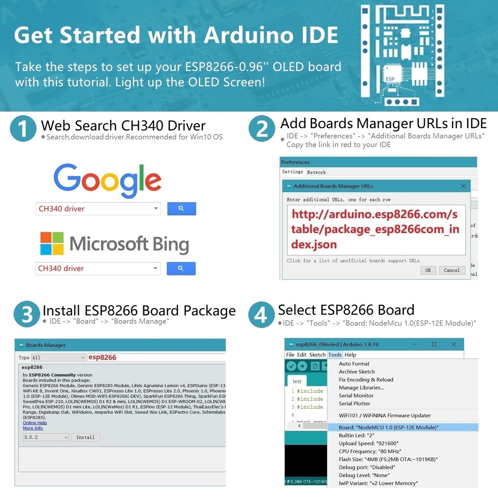 NodeMCU ESP8266 Development Bo – Smart Home Kit For Arduino recenzja i cena