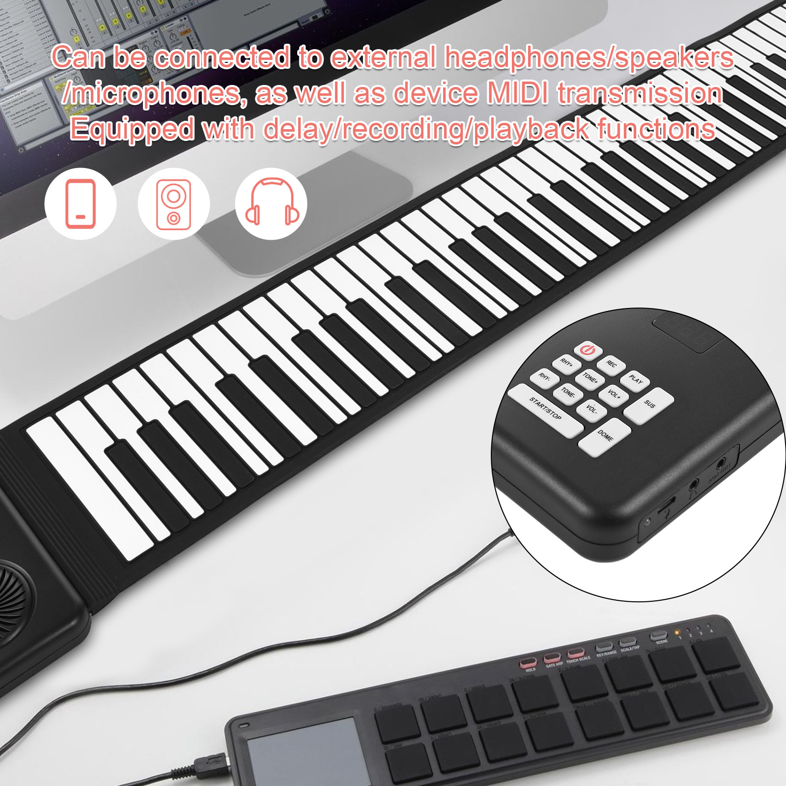 88 Key Portable Piano Handroll – Smart Home Keyestudio recenzja i cena