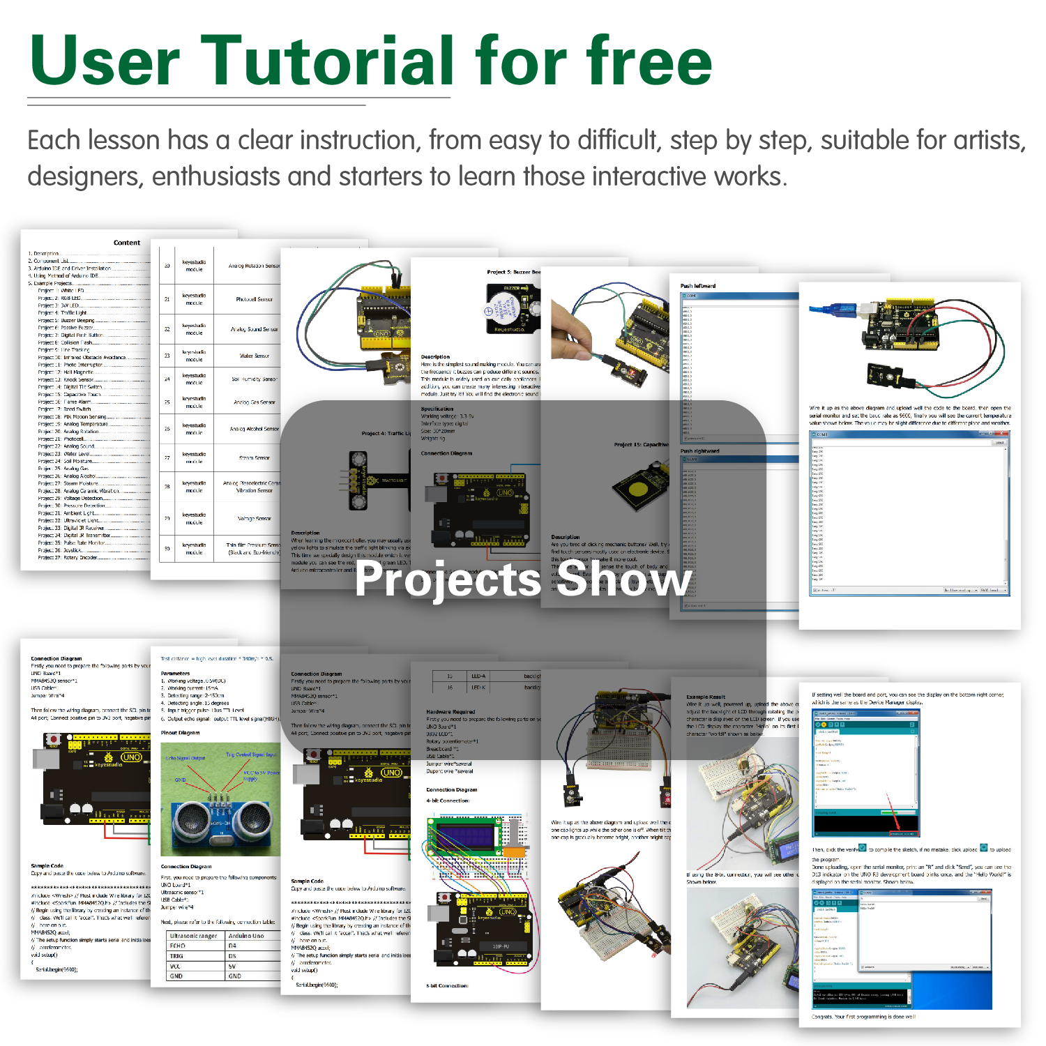 Keyestudio 48 in 1 Sensor Star – Smart Home Kit For Arduino recenzja i cena