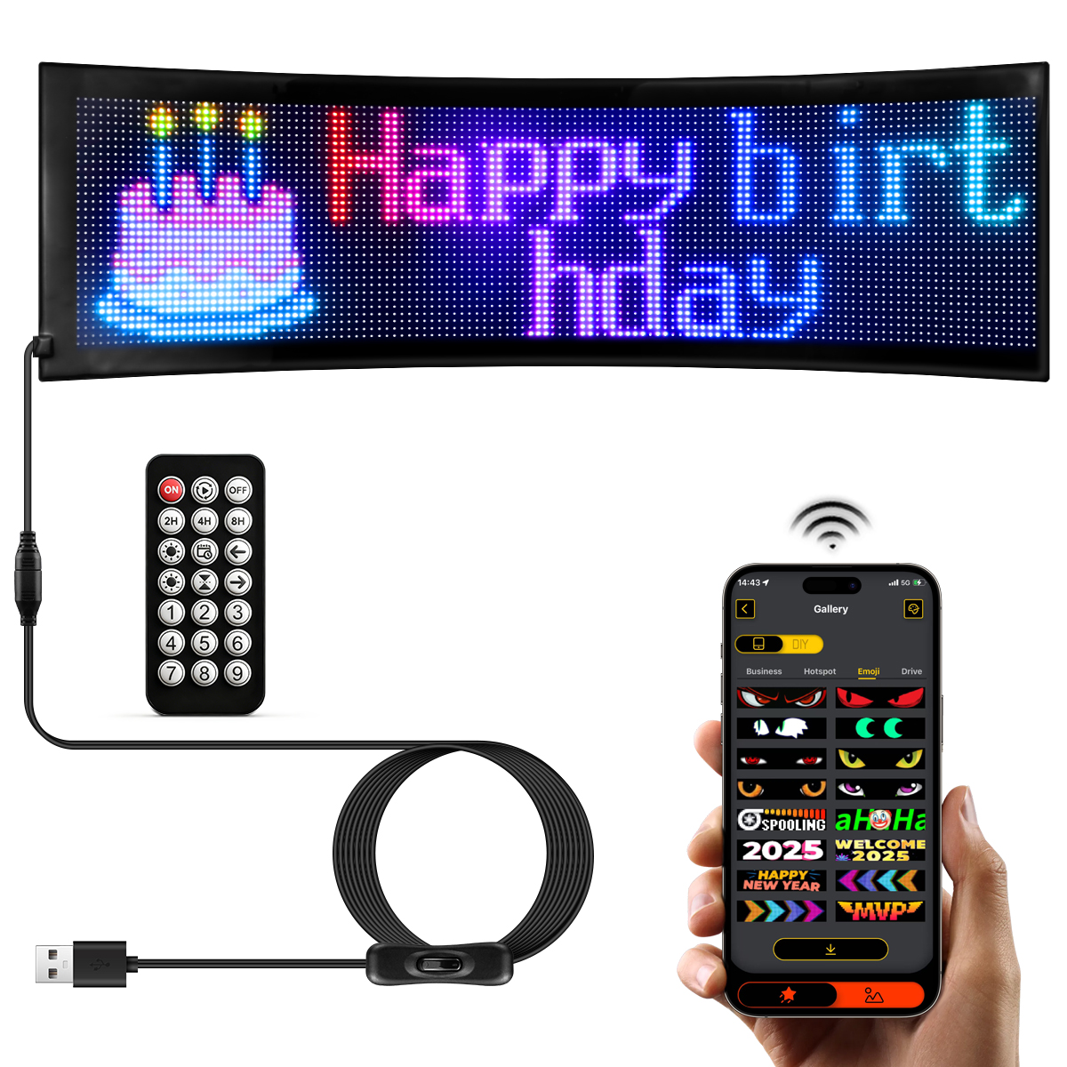 LED Car Sign Flexible LED Matr – Smart Bulb recenzja i cena